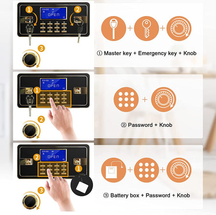 2.12 Cub Fireproof Waterproof, Security Home Safe with Fireproof Document Bag ,Inner Cabinet and LCD Display, Large Safe Box for Money Jewelry Documents - Simply Just Deals LLC2.12 Cub Fireproof Waterproof, Security Home Safe with Fireproof Document Bag ,Inner Cabinet and LCD Display, Large Safe Box for Money Jewelry Documents58fadd54-8175-41af-aabf-b2fc425bd0ab2.12 Cub Fireproof Waterproof, Security Home Safe with Fireproof Document Bag ,Inner Cabinet and LCD Display, Large Safe Box for Money J