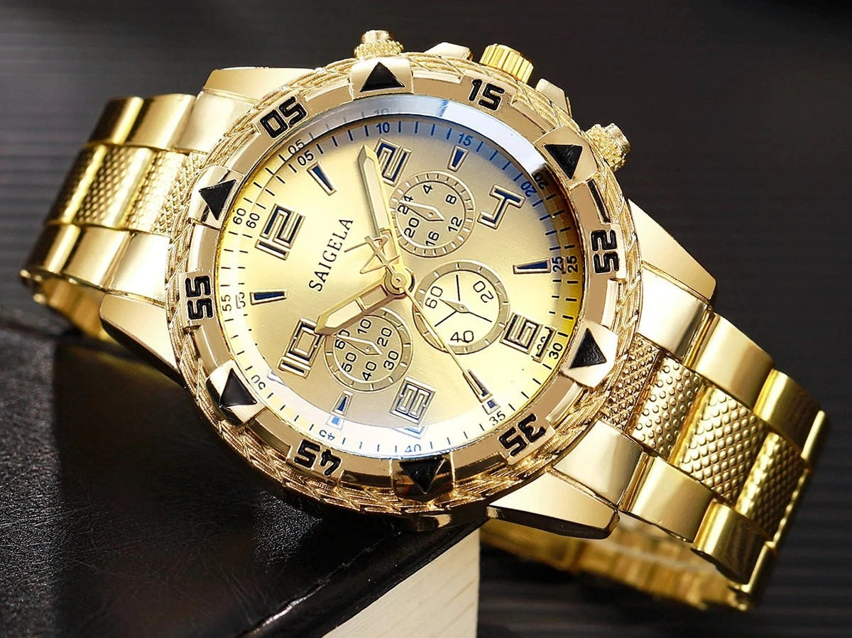 2pcs/set Men Business Watches Fashion Arabic Dial Steel Band Male's Quartz Watch Set (Without Box） - Simply Just Deals LLC2pcs/set Men Business Watches Fashion Arabic Dial Steel Band Male's Quartz Watch Set (Without Box）14:2014475982PCS Set Without Box2PCS Set Without Box2pcs/set Men Business Watches Fashion Arabic Dial Steel Band Male's Quartz Watch Set (Without Box）