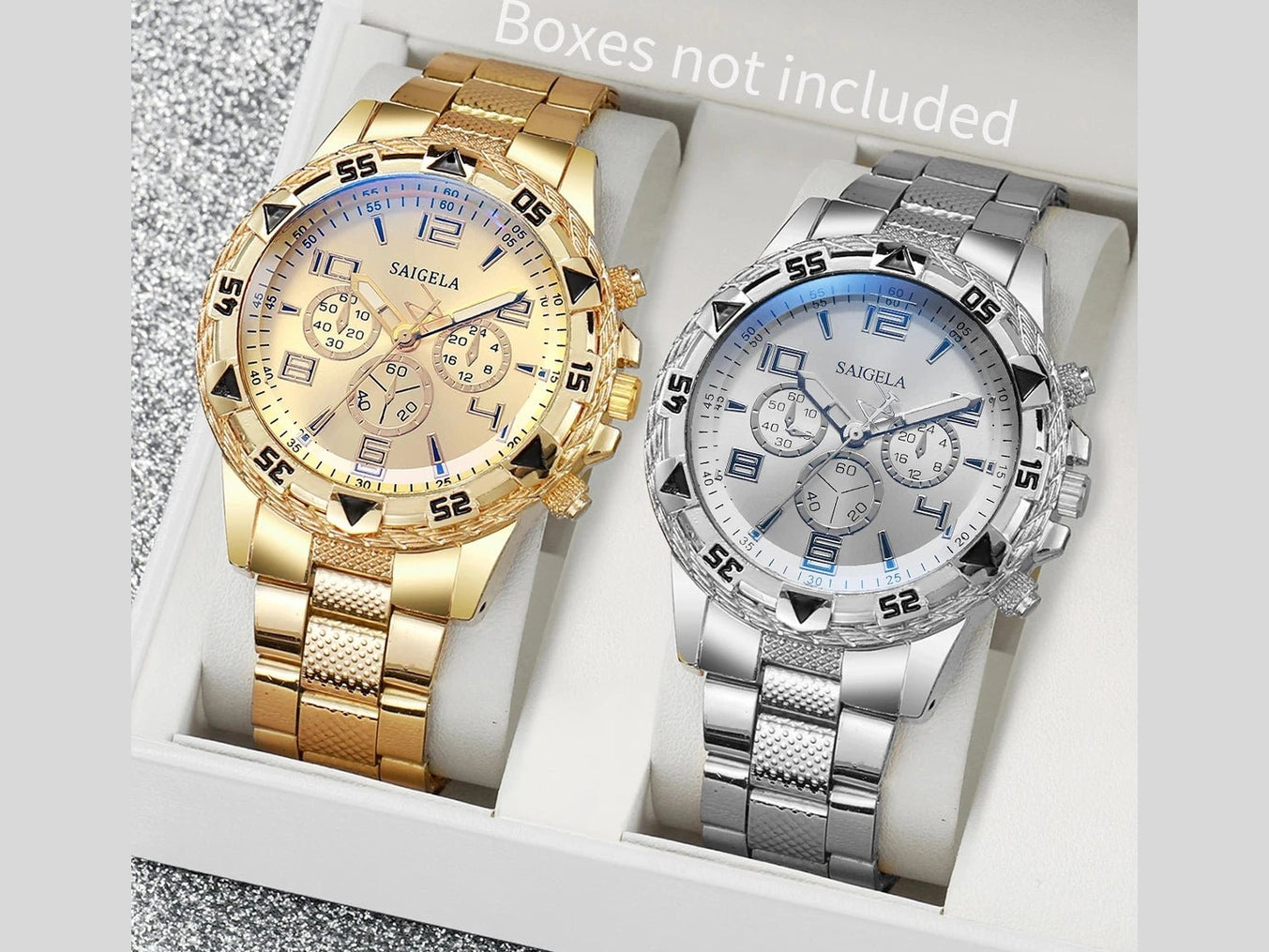2pcs/set Men Business Watches Fashion Arabic Dial Steel Band Male's Quartz Watch Set (Without Box） - Simply Just Deals LLC2pcs/set Men Business Watches Fashion Arabic Dial Steel Band Male's Quartz Watch Set (Without Box）14:200000080Set E No BoxSet E No Box2pcs/set Men Business Watches Fashion Arabic Dial Steel Band Male's Quartz Watch Set (Without Box）