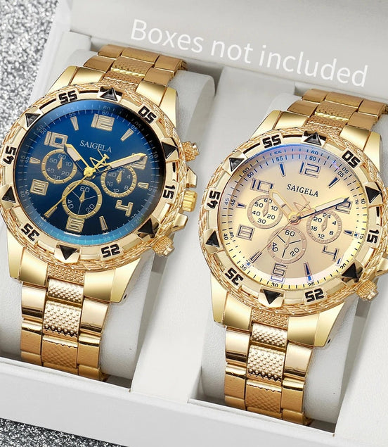 2pcs/set Men Business Watches Fashion Arabic Dial Steel Band Male's Quartz Watch Set (Without Box） - Simply Just Deals LLC2pcs/set Men Business Watches Fashion Arabic Dial Steel Band Male's Quartz Watch Set (Without Box）14:2014475982PCS Set Without Box2PCS Set Without Box2pcs/set Men Business Watches Fashion Arabic Dial Steel Band Male's Quartz Watch Set (Without Box）
