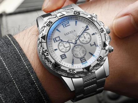 2pcs/set Men Business Watches Fashion Arabic Dial Steel Band Male's Quartz Watch Set (Without Box） - Simply Just Deals LLC2pcs/set Men Business Watches Fashion Arabic Dial Steel Band Male's Quartz Watch Set (Without Box）14:2014475982PCS Set Without Box2PCS Set Without Box2pcs/set Men Business Watches Fashion Arabic Dial Steel Band Male's Quartz Watch Set (Without Box）