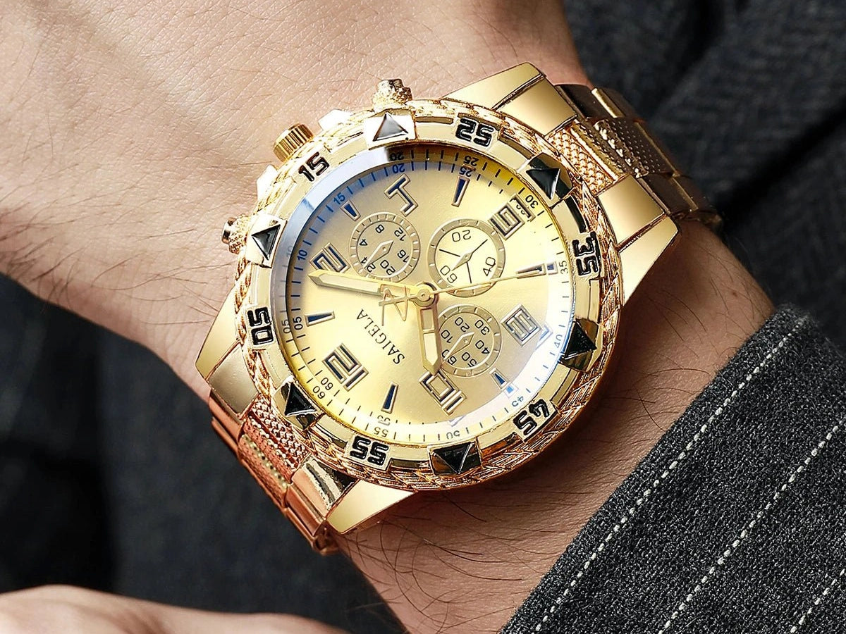 2pcs/set Men Business Watches Fashion Arabic Dial Steel Band Male's Quartz Watch Set (Without Box） - Simply Just Deals LLC2pcs/set Men Business Watches Fashion Arabic Dial Steel Band Male's Quartz Watch Set (Without Box）14:2014475982PCS Set Without Box2PCS Set Without Box2pcs/set Men Business Watches Fashion Arabic Dial Steel Band Male's Quartz Watch Set (Without Box）