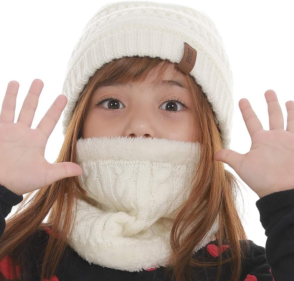 3Pcs Kids Winter Beanie Hat Scarf Gloves Set for 2 - 6 - 10 - 14 Years Old Boys Girls, Knit Thick Warm Fleece Lined Thermal Sets - Simply Just Deals LLC3Pcs Kids Winter Beanie Hat Scarf Gloves Set for 2 - 6 - 10 - 14 Years Old Boys Girls, Knit Thick Warm Fleece Lined Thermal Setsc4df846e-6e7a-40fe-bd14-105d4318366c6 - 10 White6 - 10 Years Old3Pcs Kids Winter Beanie Hat Scarf Gloves Set for 2 - 6 - 10 - 14 Years Old Boys Girls, Knit Thick Warm Fleece Lined Thermal Sets