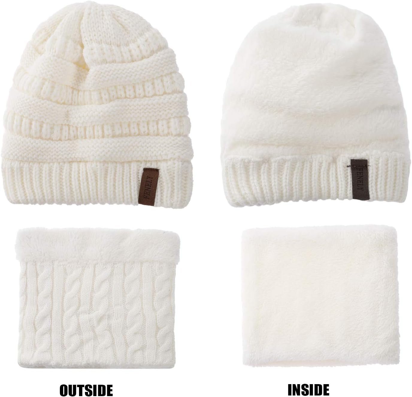 3Pcs Kids Winter Beanie Hat Scarf Gloves Set for 2 - 6 - 10 - 14 Years Old Boys Girls, Knit Thick Warm Fleece Lined Thermal Sets - Simply Just Deals LLC3Pcs Kids Winter Beanie Hat Scarf Gloves Set for 2 - 6 - 10 - 14 Years Old Boys Girls, Knit Thick Warm Fleece Lined Thermal Setsc4df846e-6e7a-40fe-bd14-105d4318366c6 - 10 White6 - 10 Years Old3Pcs Kids Winter Beanie Hat Scarf Gloves Set for 2 - 6 - 10 - 14 Years Old Boys Girls, Knit Thick Warm Fleece Lined Thermal Sets