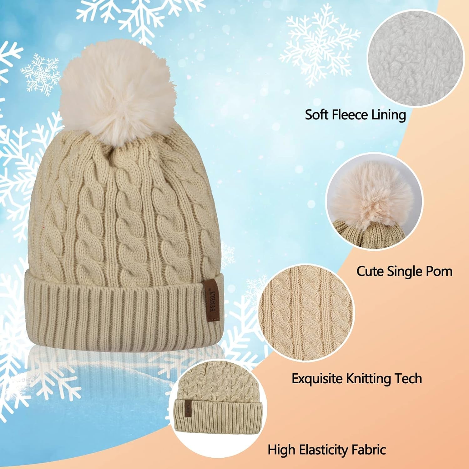 3Pcs Winter Women Beanie Hat Scarf and Touch Screen Gloves Sets Girls Classic Knit Warm Chunky Fleece Lined Cable Cap - Simply Just Deals LLC3Pcs Winter Women Beanie Hat Scarf and Touch Screen Gloves Sets Girls Classic Knit Warm Chunky Fleece Lined Cable Cape2ddb14c-ba7d-4ea4-9b95-2503762daf18Beige3Pcs Winter Women Beanie Hat Scarf and Touch Screen Gloves Sets Girls Classic Knit Warm Chunky Fleece Lined Cable Cap