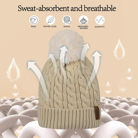 3Pcs Winter Women Beanie Hat Scarf and Touch Screen Gloves Sets Girls Classic Knit Warm Chunky Fleece Lined Cable Cap - Simply Just Deals LLC3Pcs Winter Women Beanie Hat Scarf and Touch Screen Gloves Sets Girls Classic Knit Warm Chunky Fleece Lined Cable Cape2ddb14c-ba7d-4ea4-9b95-2503762daf18Beige3Pcs Winter Women Beanie Hat Scarf and Touch Screen Gloves Sets Girls Classic Knit Warm Chunky Fleece Lined Cable Cap