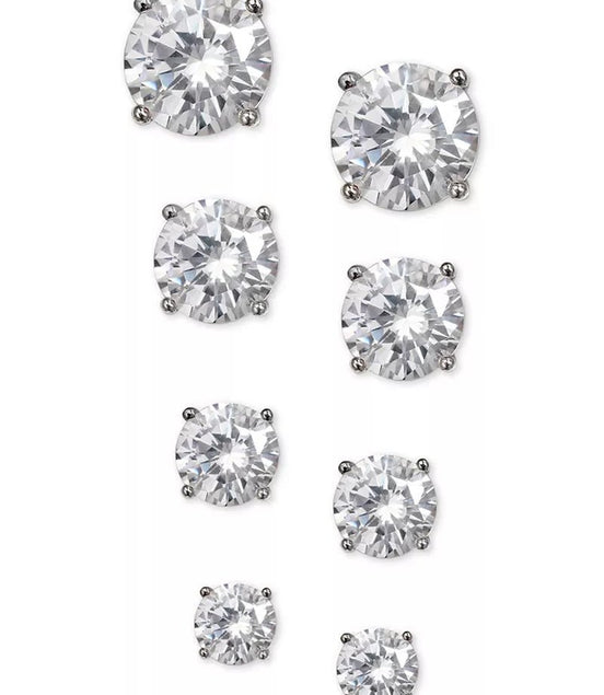 4 - Pc. Set Cubic Zirconia Stud Earrings in Sterling Silver, Created for Macy'S - Simply Just Deals LLC4 - Pc. Set Cubic Zirconia Stud Earrings in Sterling Silver, Created for Macy'Sf516a5bd-bca6-4674-9ac7-ce5b20b583bcSilver4 - Pc. Set Cubic Zirconia Stud Earrings in Sterling Silver, Created for Macy'S