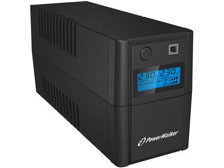 Uninterruptible Power Supply System Interactive UPS Power Walker VI 850 SHL FR 480 W-0