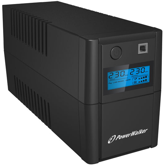 Uninterruptible Power Supply System Interactive UPS Power Walker VI 850 SHL FR 480 W-0