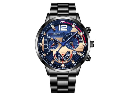 4pcs Luxury Men Business Quartz Watch Gold Alloy Roman with Calendar Wrist Watch Cross Necklace Bracelet Ring Set Men's Gift - Simply Just Deals LLC4pcs Luxury Men Business Quartz Watch Gold Alloy Roman with Calendar Wrist Watch Cross Necklace Bracelet Ring Set Men's Gift14:2907 Only watch07 Only watch4pcs Luxury Men Business Quartz Watch Gold Alloy Roman with Calendar Wrist Watch Cross Necklace Bracelet Ring Set Men's Gift