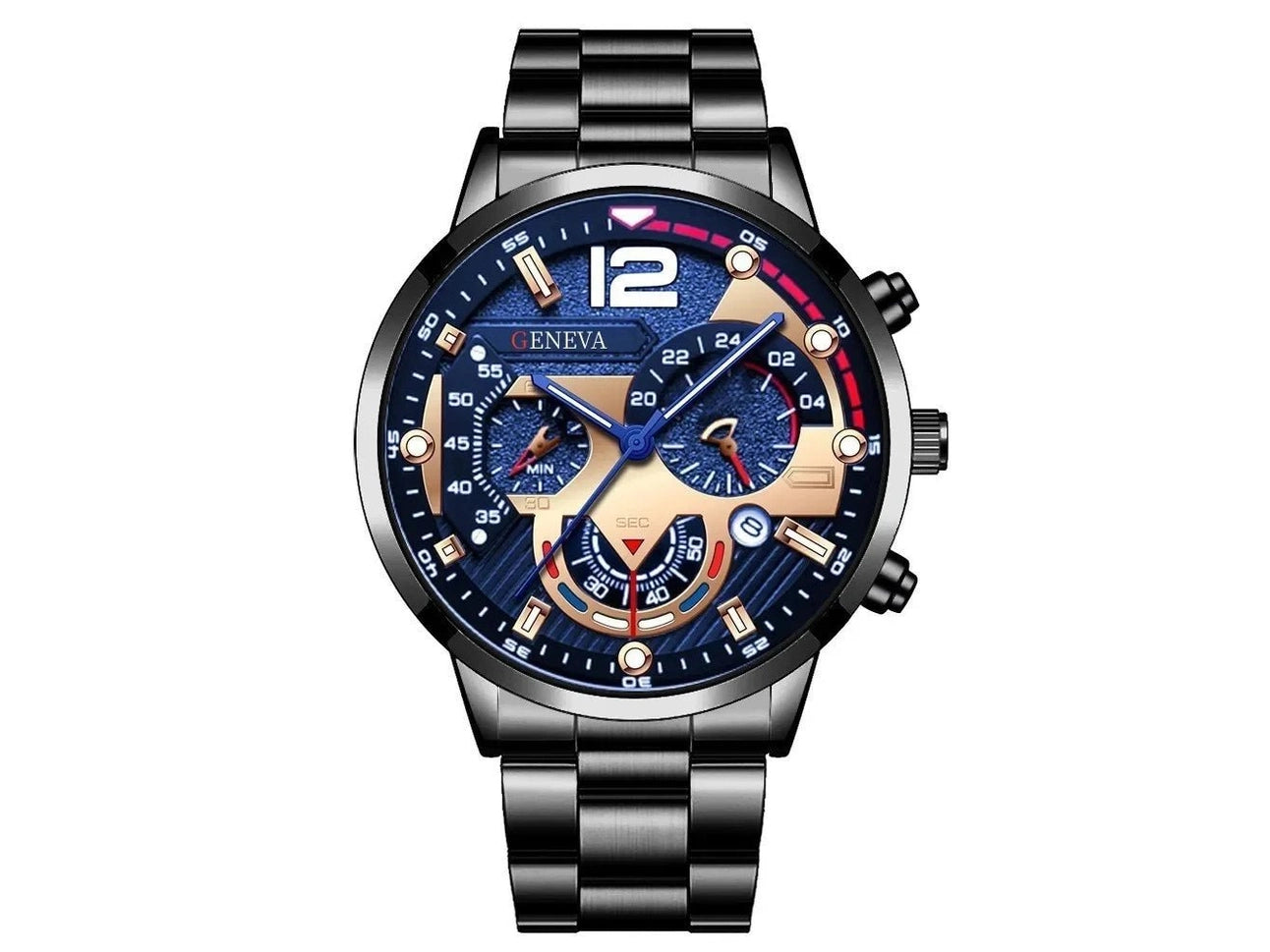 4pcs Luxury Men Business Quartz Watch Gold Alloy Roman with Calendar Wrist Watch Cross Necklace Bracelet Ring Set Men's Gift - Simply Just Deals LLC4pcs Luxury Men Business Quartz Watch Gold Alloy Roman with Calendar Wrist Watch Cross Necklace Bracelet Ring Set Men's Gift14:2907 Only watch07 Only watch4pcs Luxury Men Business Quartz Watch Gold Alloy Roman with Calendar Wrist Watch Cross Necklace Bracelet Ring Set Men's Gift