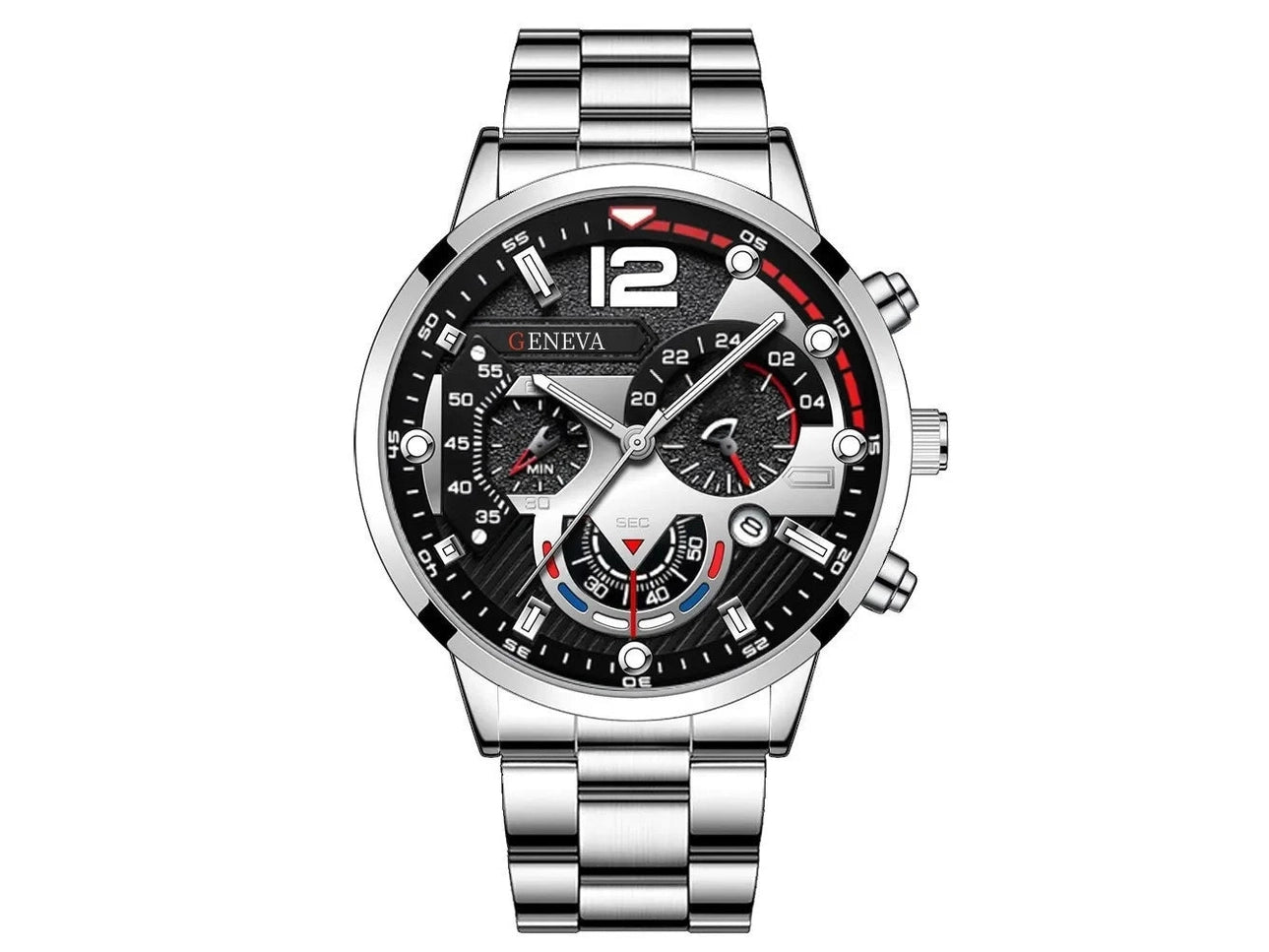 4pcs Luxury Men Business Quartz Watch Gold Alloy Roman with Calendar Wrist Watch Cross Necklace Bracelet Ring Set Men's Gift - Simply Just Deals LLC4pcs Luxury Men Business Quartz Watch Gold Alloy Roman with Calendar Wrist Watch Cross Necklace Bracelet Ring Set Men's Gift14:9402 Only watch02 Only watch4pcs Luxury Men Business Quartz Watch Gold Alloy Roman with Calendar Wrist Watch Cross Necklace Bracelet Ring Set Men's Gift