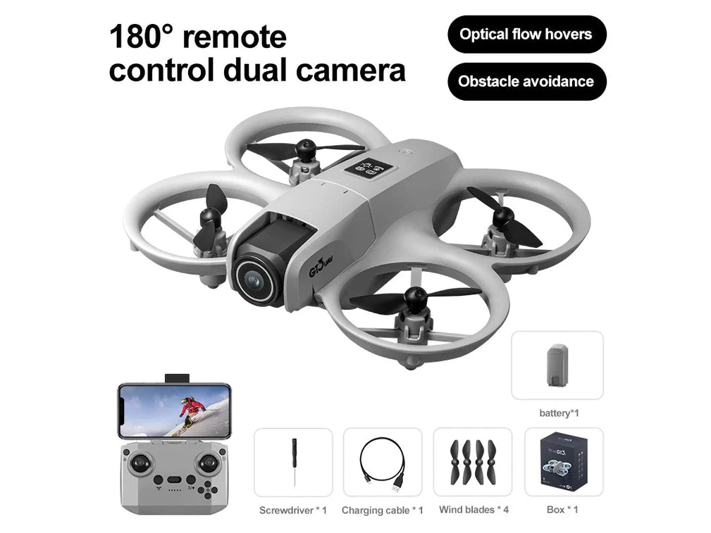 GT3 Mini RC Drone 4K Dual Aerial HD Photography Optical Flow Positioning Obstacle Avoidance UAV Remote Control Quadcopter - Simply Just Deals LLC