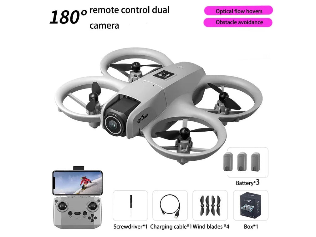 GT3 Mini RC Drone 4K Dual Aerial HD Photography Optical Flow Positioning Obstacle Avoidance UAV Remote Control Quadcopter - Simply Just Deals LLC