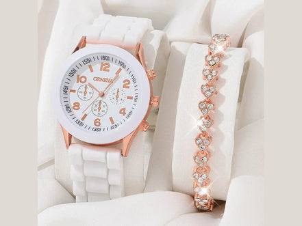 5PCS Set Luxury Watch Women Ring Necklace Earrings Rhinestone Fashion Wristwatch Female Casual Ladies Watches Bracelet Set Clock - Simply Just Deals LLC5PCS Set Luxury Watch Women Ring Necklace Earrings Rhinestone Fashion Wristwatch Female Casual Ladies Watches Bracelet Set Clock14100013777WT - SLWT - SL5PCS Set Luxury Watch Women Ring Necklace Earrings Rhinestone Fashion Wristwatch Female Casual Ladies Watches Bracelet Set Clock