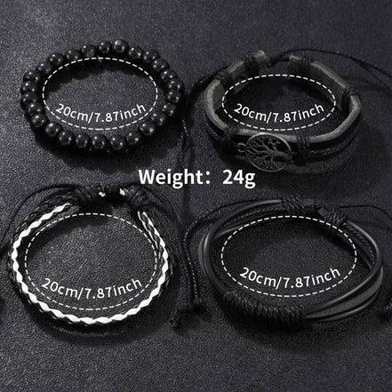 5PCSt Men Business Watches Fashion Leather Band Male's Quartz Watch Vintage Leather Bracelets Set Reloj Hombre（Without Box） - Simply Just Deals LLC5PCSt Men Business Watches Fashion Leather Band Male's Quartz Watch Vintage Leather Bracelets Set Reloj Hombre（Without Box）14201447598BlackBlackBlack Black5PCSt Men Business Watches Fashion Leather Band Male's Quartz Watch Vintage Leather Bracelets Set Reloj Hombre（Without Box）