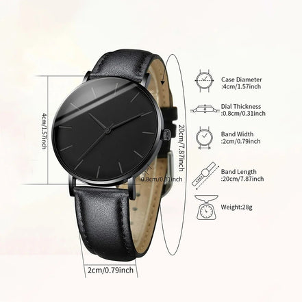 5PCSt Men Business Watches Fashion Leather Band Male's Quartz Watch Vintage Leather Bracelets Set Reloj Hombre（Without Box） - Simply Just Deals LLC5PCSt Men Business Watches Fashion Leather Band Male's Quartz Watch Vintage Leather Bracelets Set Reloj Hombre（Without Box）14201447598BlackBlackBlack Black5PCSt Men Business Watches Fashion Leather Band Male's Quartz Watch Vintage Leather Bracelets Set Reloj Hombre（Without Box）