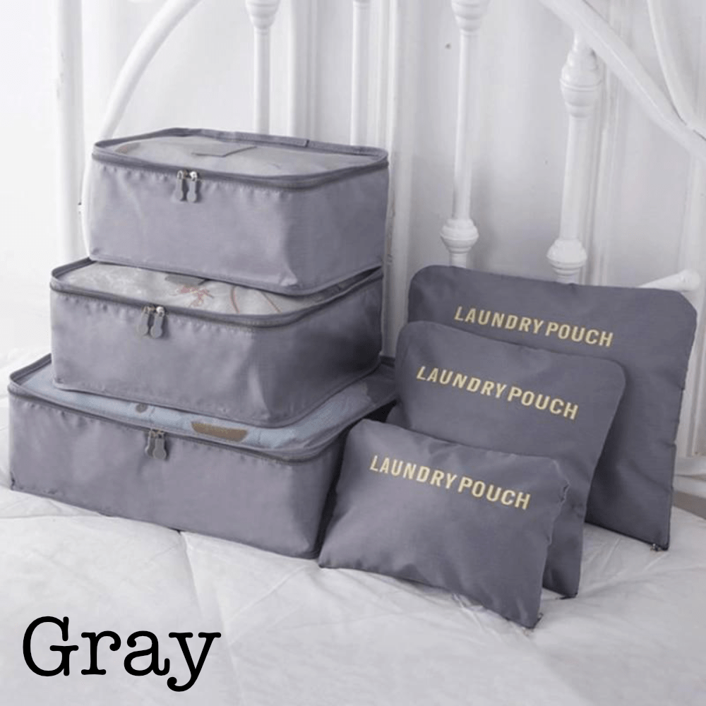 6 Piece Travel Organizer - Simply Just Deals LLC6 Piece Travel OrganizerTravelTravel6 GrayGray6 Piece Travel Organizer
