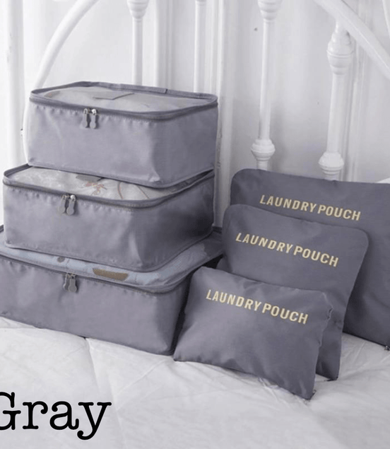 6 Piece Travel Organizer - Simply Just Deals LLC6 Piece Travel OrganizerTravelTravel6 GrayGray6 Piece Travel Organizer
