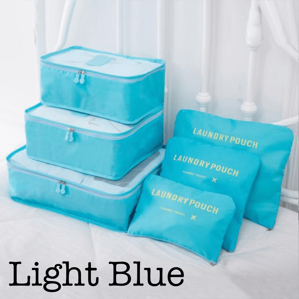 6 Piece Travel Organizer - Simply Just Deals LLC6 Piece Travel OrganizerTravelTravel6 Light BlueLight Blue6 Piece Travel Organizer
