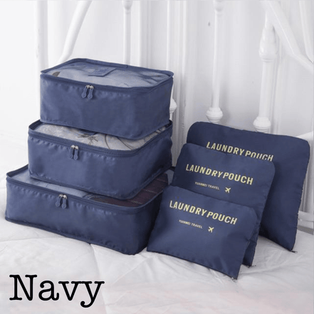 6 Piece Travel Organizer - Simply Just Deals LLC6 Piece Travel OrganizerTravelTravel6 NavyNavy6 Piece Travel Organizer