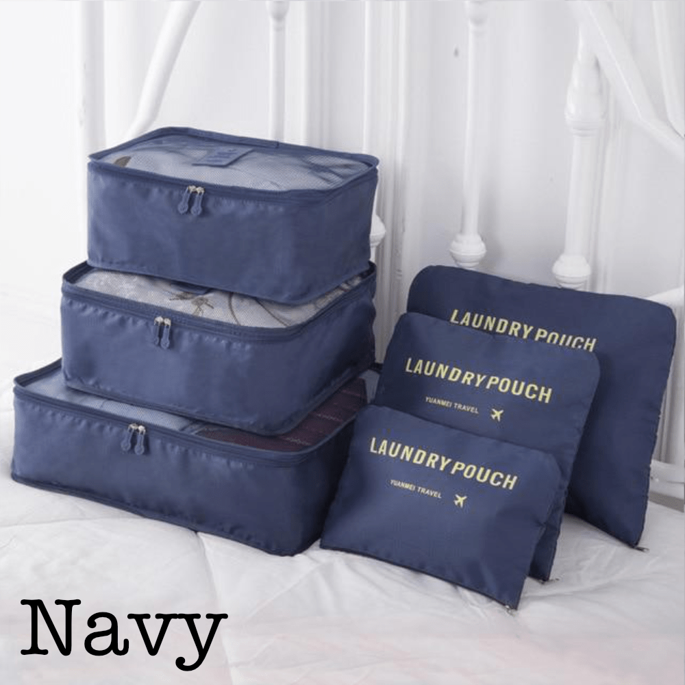 6 Piece Travel Organizer - Simply Just Deals LLC6 Piece Travel OrganizerTravelTravel6 NavyNavy6 Piece Travel Organizer