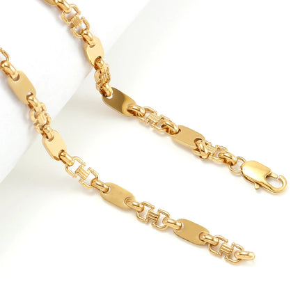 6mm Hip Hop Golden Coffee Beans Necklace for Women Men 316L Stainless Steel Curb Cuban Link Chain Fashion Bracelets Jewelry Gift - Simply Just Deals LLC6mm Hip Hop Golden Coffee Beans Necklace for Women Men 316L Stainless Steel Curb Cuban Link Chain Fashion Bracelets Jewelry Gift200000639:285121cm Bracelet;200000783:193Width 7mm;200001034:361180Gold 2Gold 221cm BraceletWidth 7mm6mm Hip Hop Golden Coffee Beans Necklace for Women Men 316L Stainless Steel Curb Cuban Link Chain Fashion Bracelets Jew