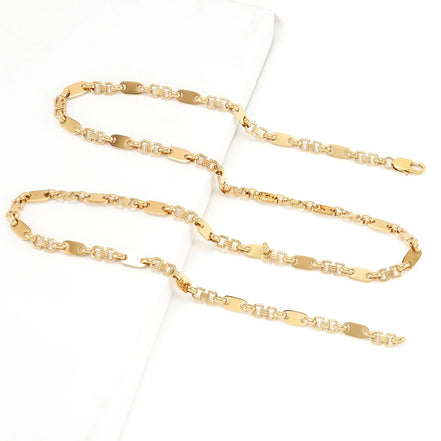 6mm Hip Hop Golden Coffee Beans Necklace for Women Men 316L Stainless Steel Curb Cuban Link Chain Fashion Bracelets Jewelry Gift - Simply Just Deals LLC6mm Hip Hop Golden Coffee Beans Necklace for Women Men 316L Stainless Steel Curb Cuban Link Chain Fashion Bracelets Jewelry Gift200000639:285121cm Bracelet;200000783:193Width 7mm;200001034:361180Gold 2Gold 221cm BraceletWidth 7mm6mm Hip Hop Golden Coffee Beans Necklace for Women Men 316L Stainless Steel Curb Cuban Link Chain Fashion Bracelets Jew