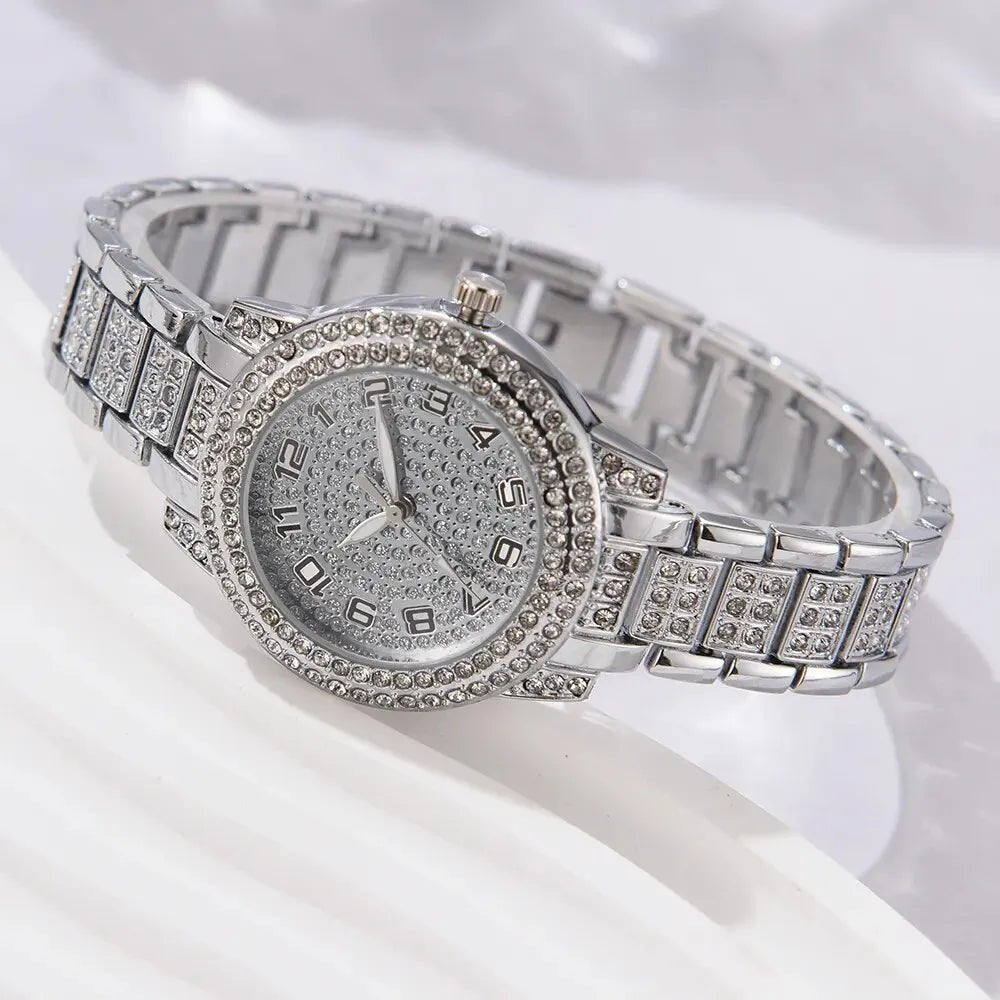 6PCS Women Watch Luxury Elegant Alloy Watch Crystal Wristwatch For Ladies Gift Quartz Watch Alloy Rhinestone Bracelet Montre - Simply Just Deals LLC6PCS Women Watch Luxury Elegant Alloy Watch Crystal Wristwatch For Ladies Gift Quartz Watch Alloy Rhinestone Bracelet Montre1420000510072208GO - 2H151 - H18372208GO - 2H151 - H1836PCS Women Watch Luxury Elegant Alloy Watch Crystal Wristwatch For Ladies Gift Quartz Watch Alloy Rhinestone Bracelet Montre