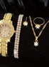 6PCS Women Watch Luxury Elegant Alloy Watch Crystal Wristwatch For Ladies Gift Quartz Watch Alloy Rhinestone Bracelet Montre - Simply Just Deals LLC6PCS Women Watch Luxury Elegant Alloy Watch Crystal Wristwatch For Ladies Gift Quartz Watch Alloy Rhinestone Bracelet Montre1420000510072208GO - 2H151 - H18372208GO - 2H151 - H1836PCS Women Watch Luxury Elegant Alloy Watch Crystal Wristwatch For Ladies Gift Quartz Watch Alloy Rhinestone Bracelet Montre