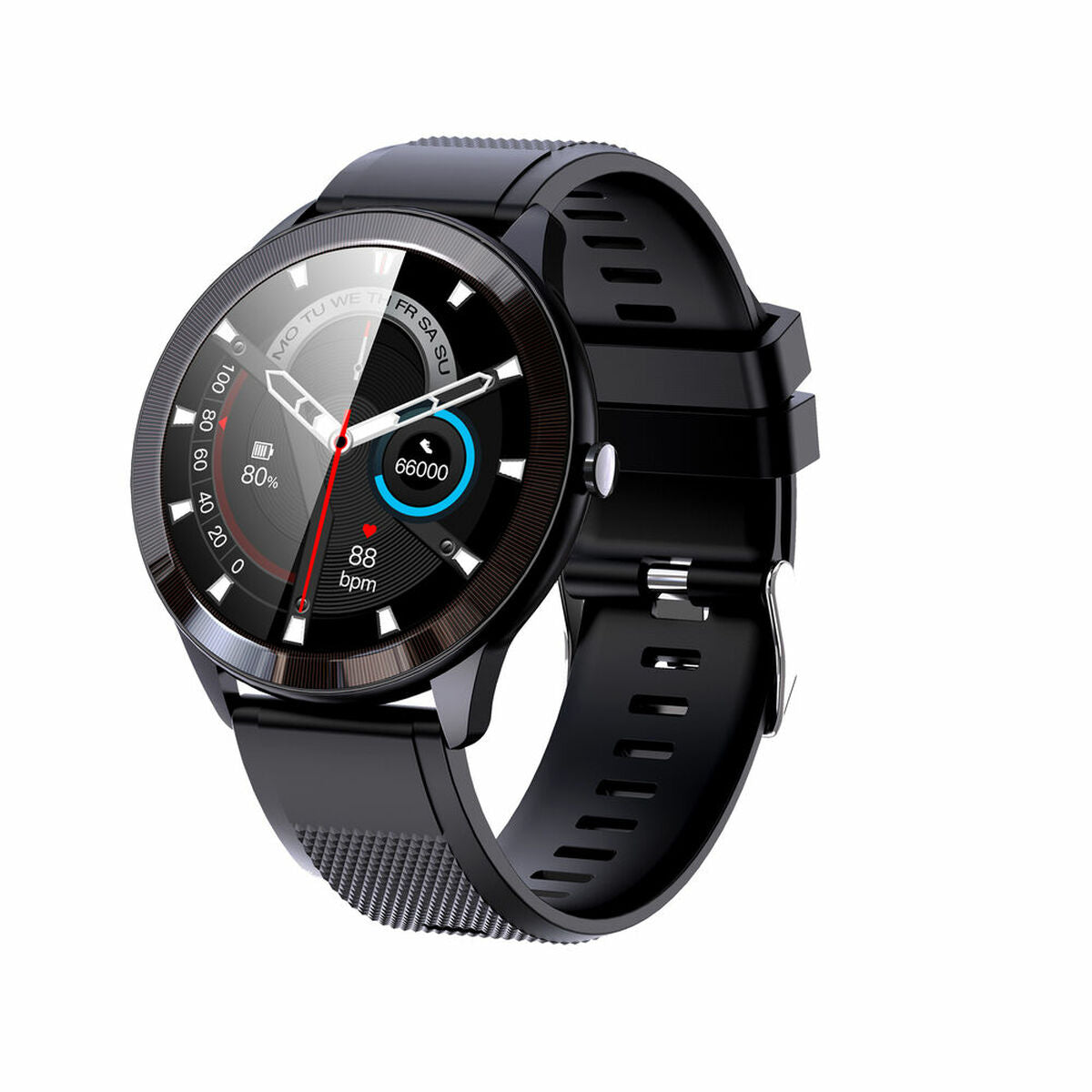 Smartwatch LEOTEC Wave Black IPS 200 mAh Bluetooth 5.0 1,28"-4