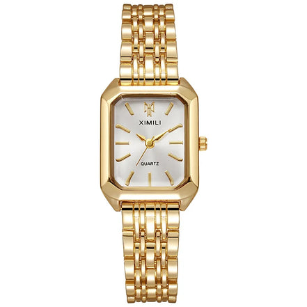 New Women Watch Light Luxury Brand Stainless Steel Ladies Business Watches Female Student Fashion Quartz Wristwatch