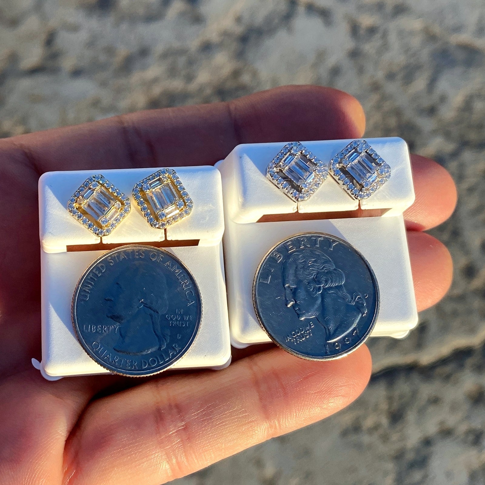 925 Sterling Silver Baguette Iced Bling Out CZ Big Hip Hop Earrings Square 11MM - Simply Just Deals LLC925 Sterling Silver Baguette Iced Bling Out CZ Big Hip Hop Earrings Square 11MMd7366897-2d9d-4f4b-9bb4-4b1e7919b4daSilver925 Sterling Silver Baguette Iced Bling Out CZ Big Hip Hop Earrings Square 11MM