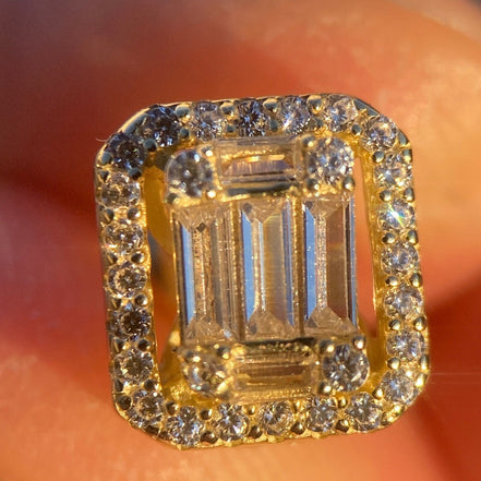 925 Sterling Silver Baguette Iced Bling Out CZ Big Hip Hop Earrings Square 11MM - Simply Just Deals LLC925 Sterling Silver Baguette Iced Bling Out CZ Big Hip Hop Earrings Square 11MMf3bce953-7ec7-4dde-9c21-8913a9accd48Gold925 Sterling Silver Baguette Iced Bling Out CZ Big Hip Hop Earrings Square 11MM