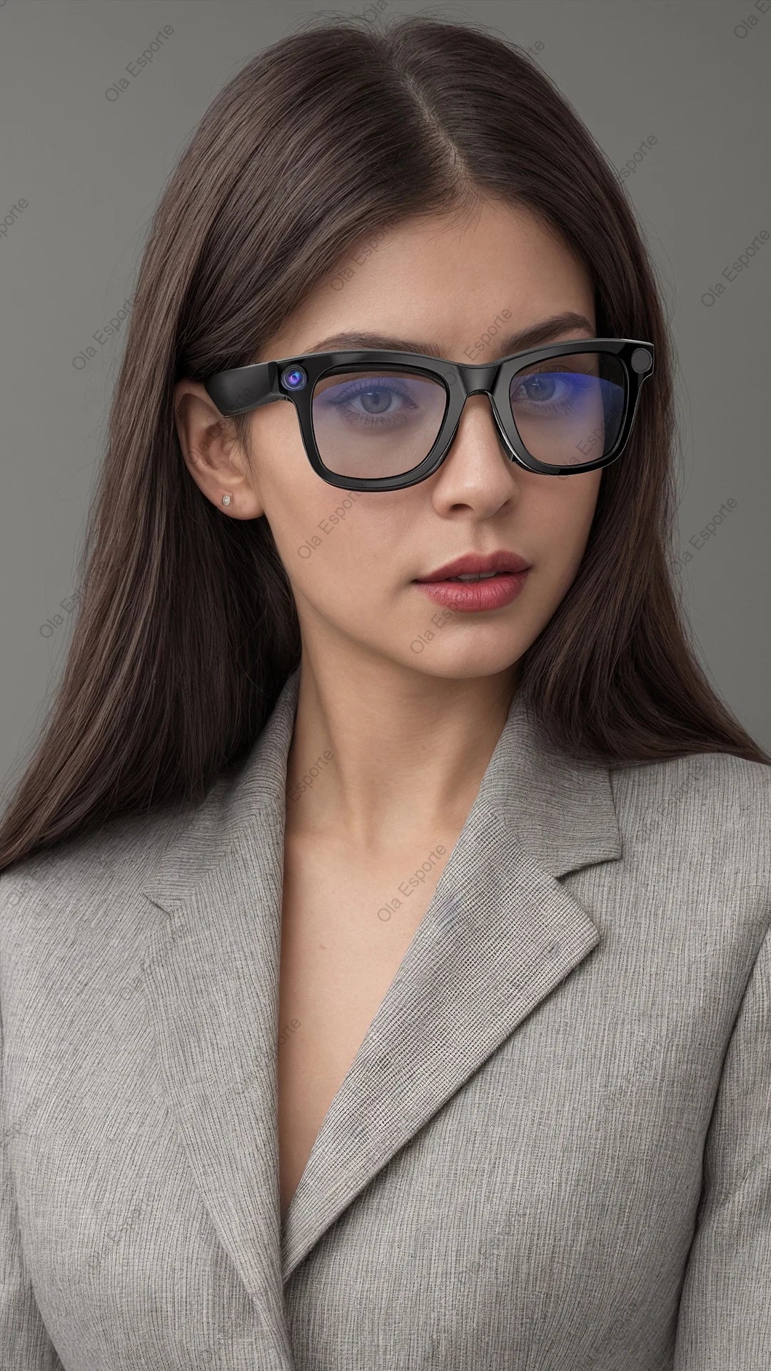 HD 1080P AI Smart Glasses ChatGPT 2000W Camera Bluetooth Call 400Mah Battery Voice Assistant Control Smart Glasses for Men Women