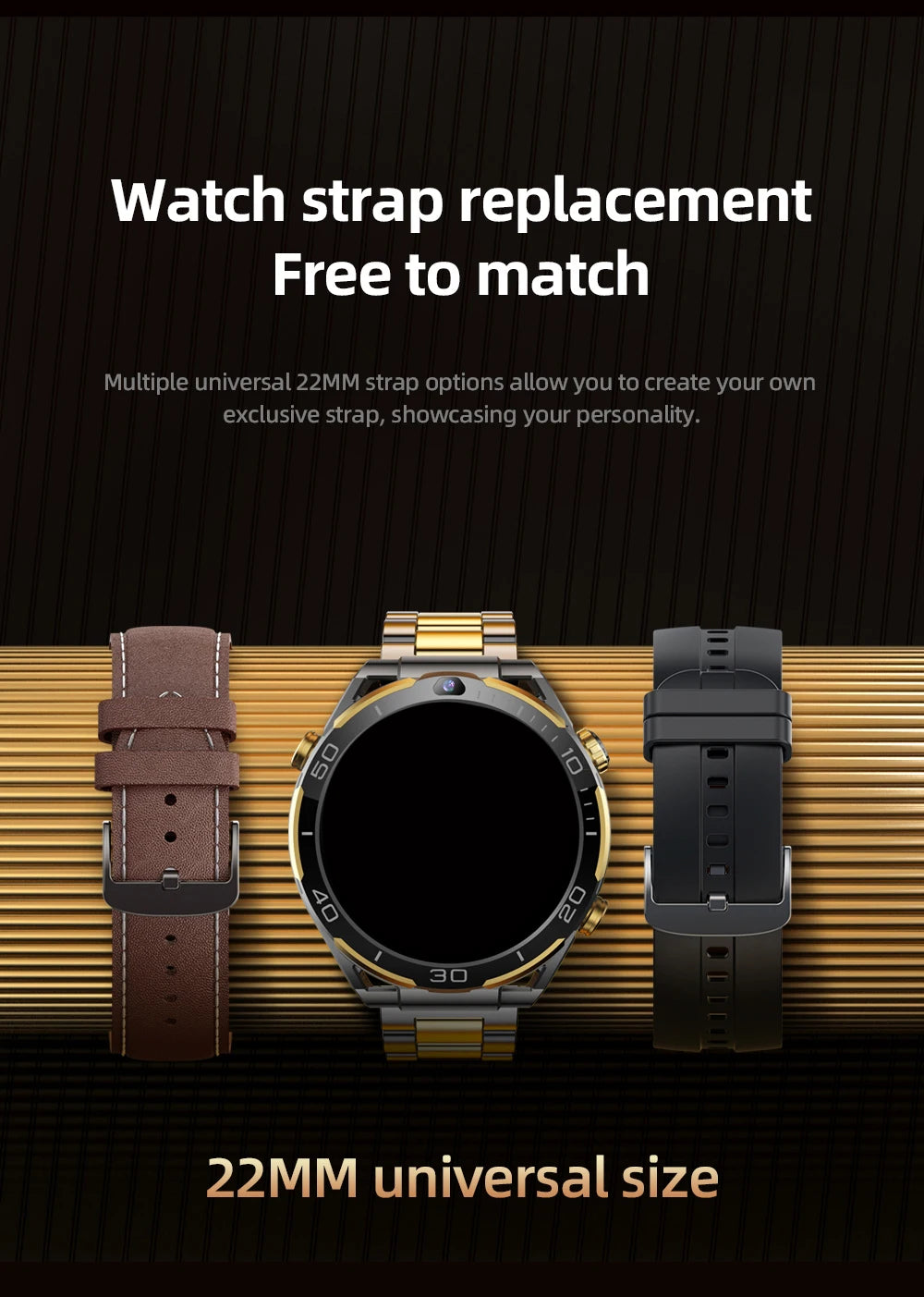 6+128GB Smart Watch WIFI GPS Waterproof GSM SIM Dual Camera 4G Smartwatch Men App Download Heart Rate Health Monitor Video Call