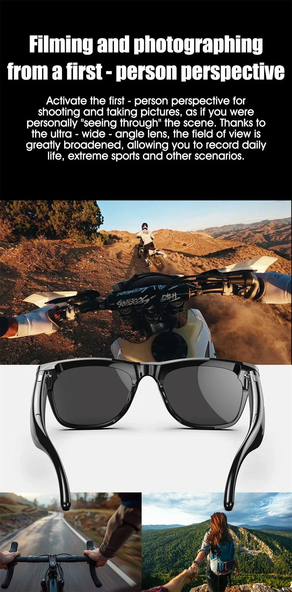 Xiaomi 1080P HD AI Smart Glasses Chat GPT 100MP Camera Bluetooth Call 260mAh Battery Voice Assistant Control Smart Glasses Hot