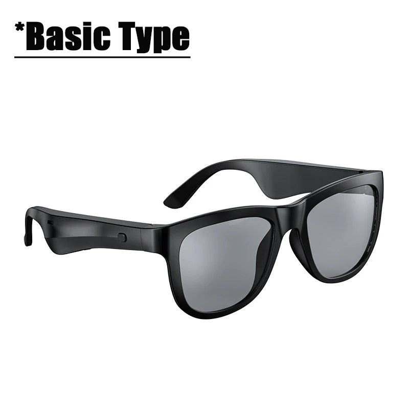 Wireless Smart Sunglasses Anti Blue Light & AI Translator Bluetooth 6.0 Glasses For Music Calls Open Audio Design Lightweight