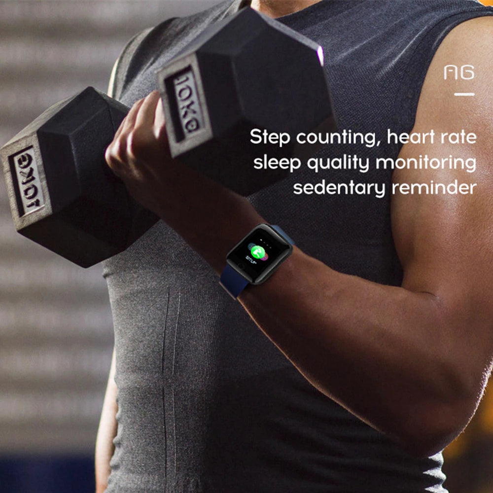 116plus Smart Watch For Men Women Gift 1.3 inch Screen Sports Fitness Watches Wristwatch Bluetooth 5.0 Calls Digital Smartwatch