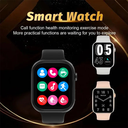2025 New Smartwatch For Men Android IOS Phone 1.73" Screen Bluetooth Call Blood Oxygen Pressure Monitoring Smart Watch Women - Simply Just Deals LLC