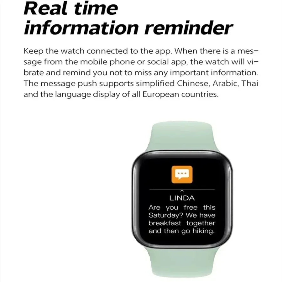 2025 New Smartwatch For Men Android IOS Phone 1.73