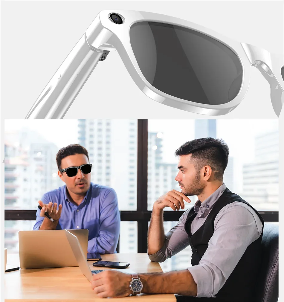 Xiaomi 1080P HD AI Smart Glasses Chat GPT 100MP Camera Bluetooth Call 260mAh Battery Voice Assistant Control Smart Glasses Hot