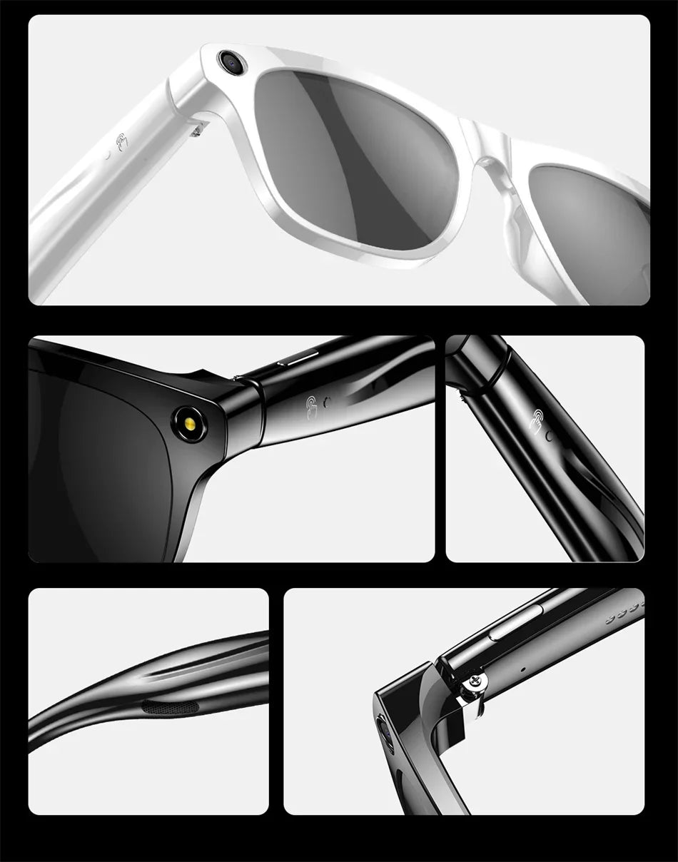Xiaomi 1080P HD AI Smart Glasses Chat GPT 100MP Camera Bluetooth Call 260mAh Battery Voice Assistant Control Smart Glasses Hot