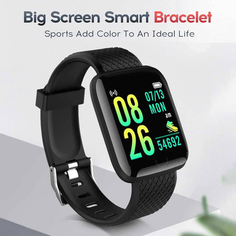 116plus Smart Watch For Men Women Gift 1.3 inch Screen Sports Fitness Watches Wristwatch Bluetooth 5.0 Calls Digital Smartwatch