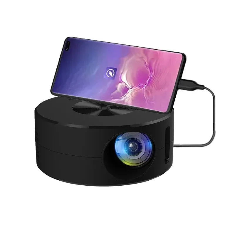 Xiaomi New Mini Mobile Projector Home Use Palm Size Remote Projector IOS Android System Wire Screen Mirroring Projector