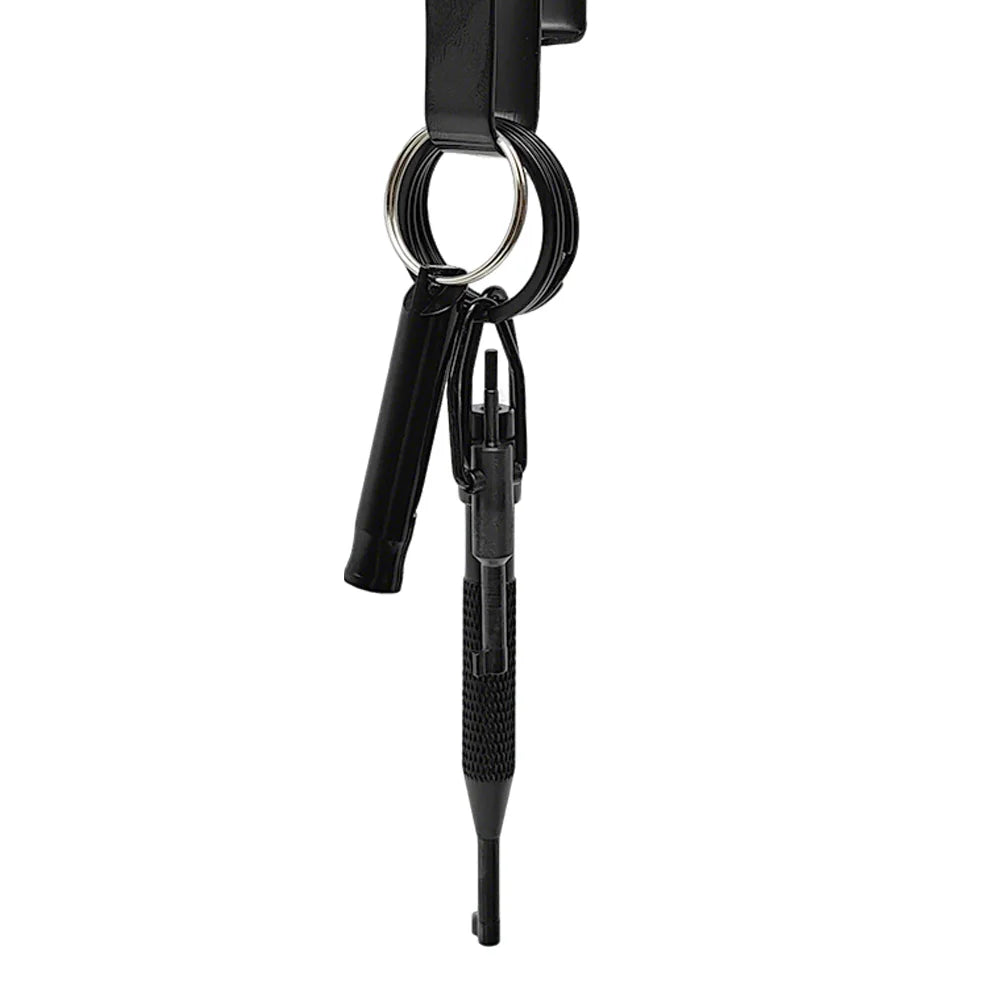 Handcuff key set, 1 long handle key + 1 short handle key, made of high carbon steel, comes with a survival whistle for signaling