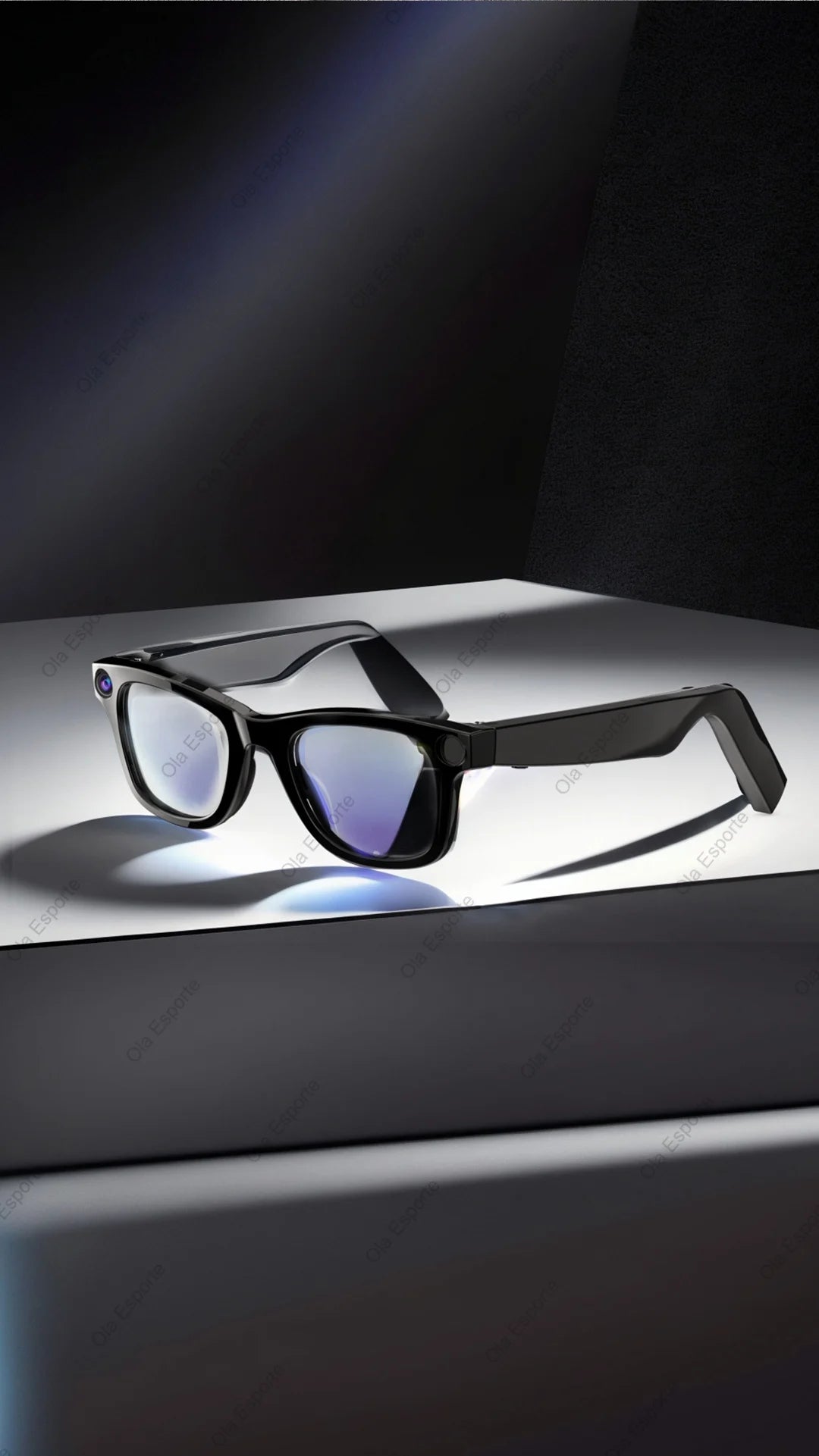 HD 1080P AI Smart Glasses ChatGPT 2000W Camera Bluetooth Call 400Mah Battery Voice Assistant Control Smart Glasses for Men Women