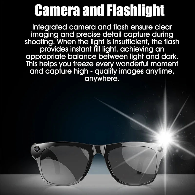 Xiaomi 1080P HD AI Smart Glasses Chat GPT 100MP Camera Bluetooth Call 260mAh Battery Voice Assistant Control Smart Glasses Hot