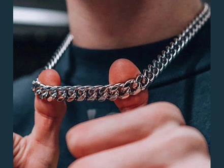 Width 5/7/9MM Hiphop Cuban Link Stainless Steel Chains Necklace for Men Basic Simple Rapper's Choker Fashion Jewelry Accessories - Simply Just Deals LLC