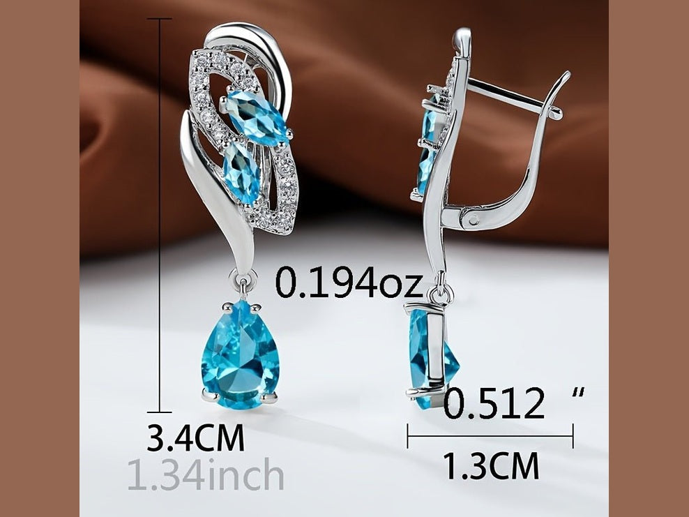 ANGOL Romantic Flower Dangle Earrings for Women - Golden - Tone Floral Design with Red & Clear Synthetic Gemstones, Elegant Party & Everyday Jewelry Gifts - Simply Just Deals LLCANGOL Romantic Flower Dangle Earrings for Women - Golden - Tone Floral Design with Red & Clear Synthetic Gemstones, Elegant Party & Everyday Jewelry Gifts19308RedANGOL Romantic Flower Dangle Earrings for Women - Golden - Tone Floral Design with Red & Clear Synthetic Gemstones, Elegant Party & Everyday Jewelry Gifts